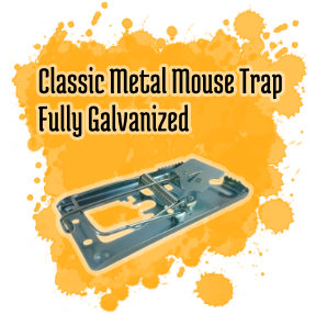 Classic Metal Mouse Trap - Fully Galvanized